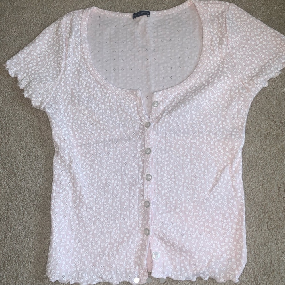 Brandy Melville Pink Crop